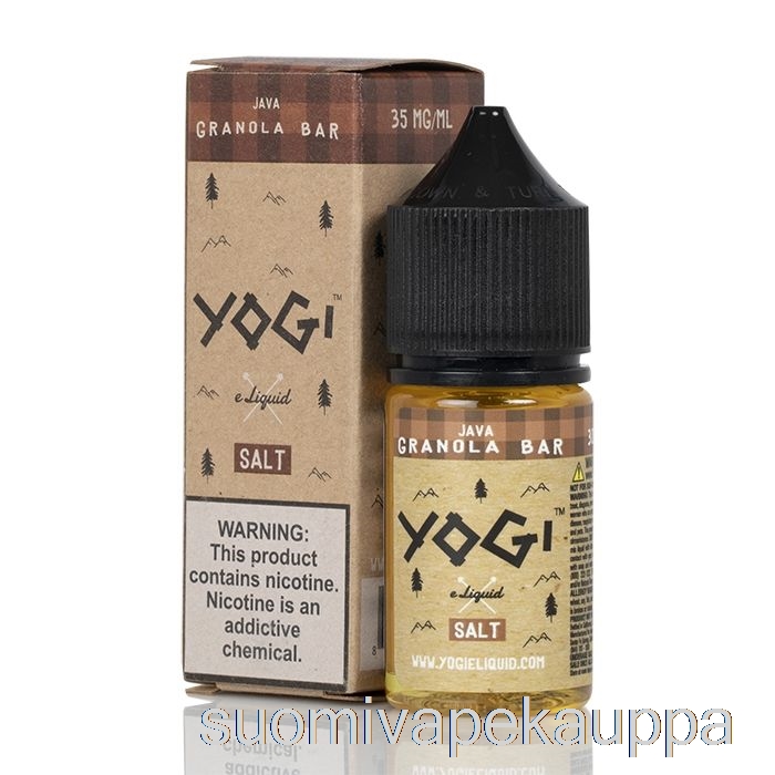 Vape Box Java Granolapatukka - Yogi Salts E-neste - 30ml 50mg